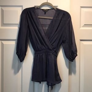 Express Tie waist blouse